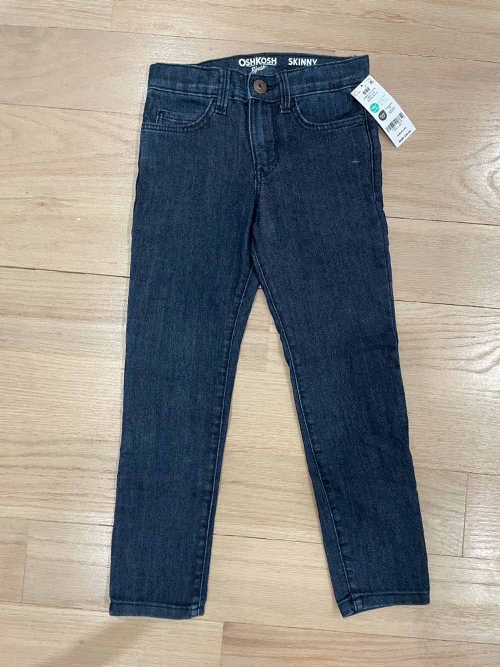 OshKosh B'gosh Girls' Skinny Dark Blue Denim Jeans
